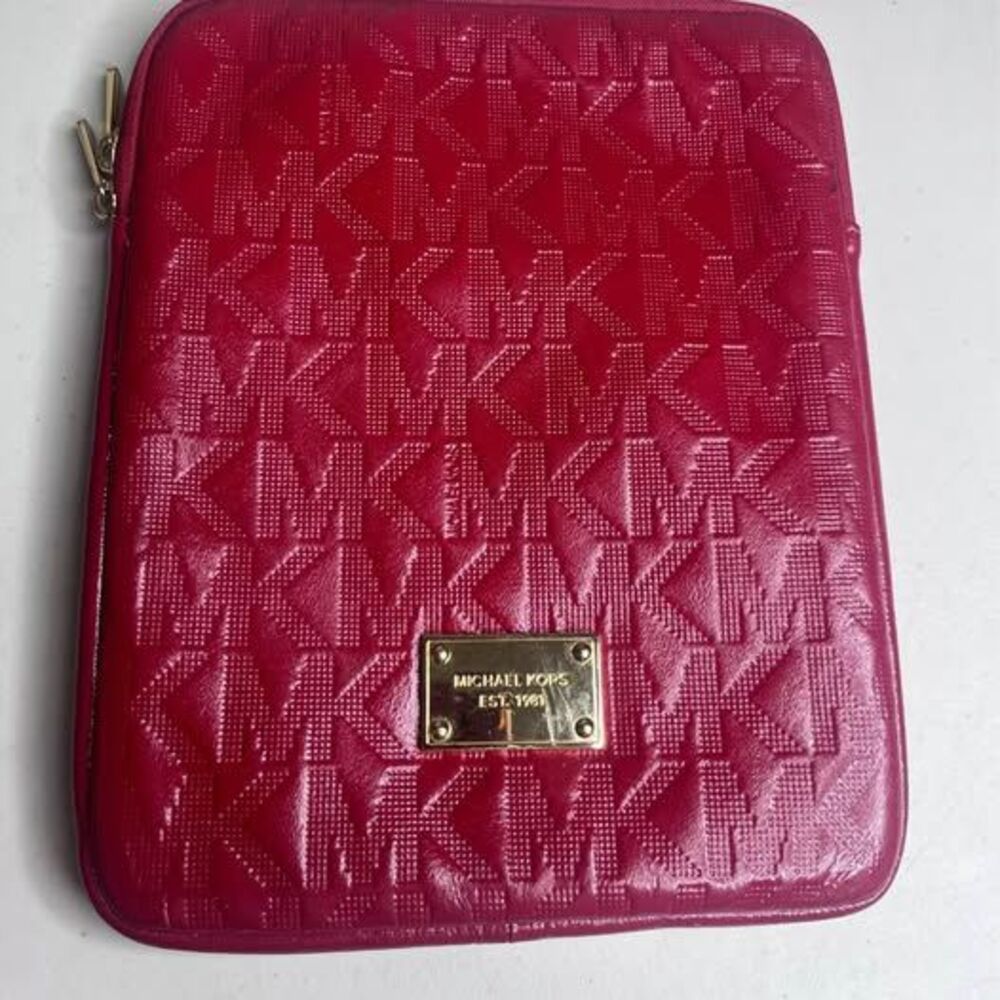 Michael Kors Red tablet Laptop Sleeve